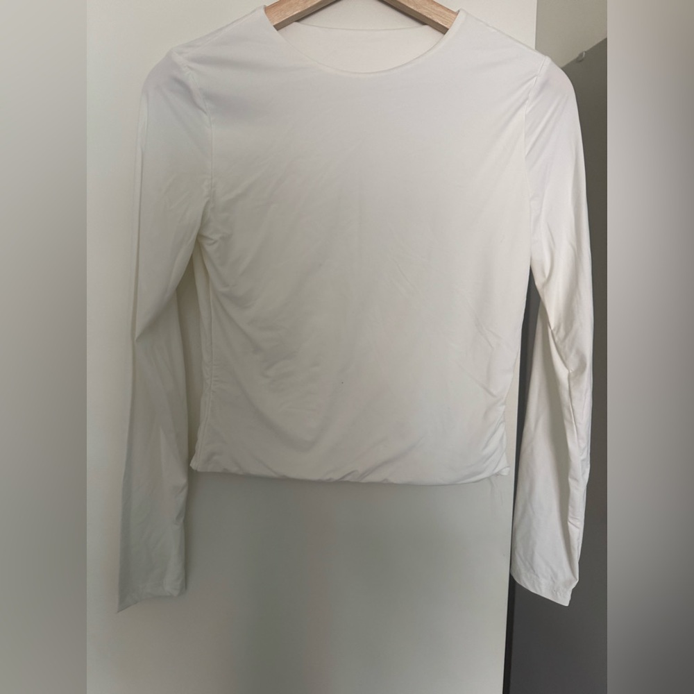 White Long Sleeve Top